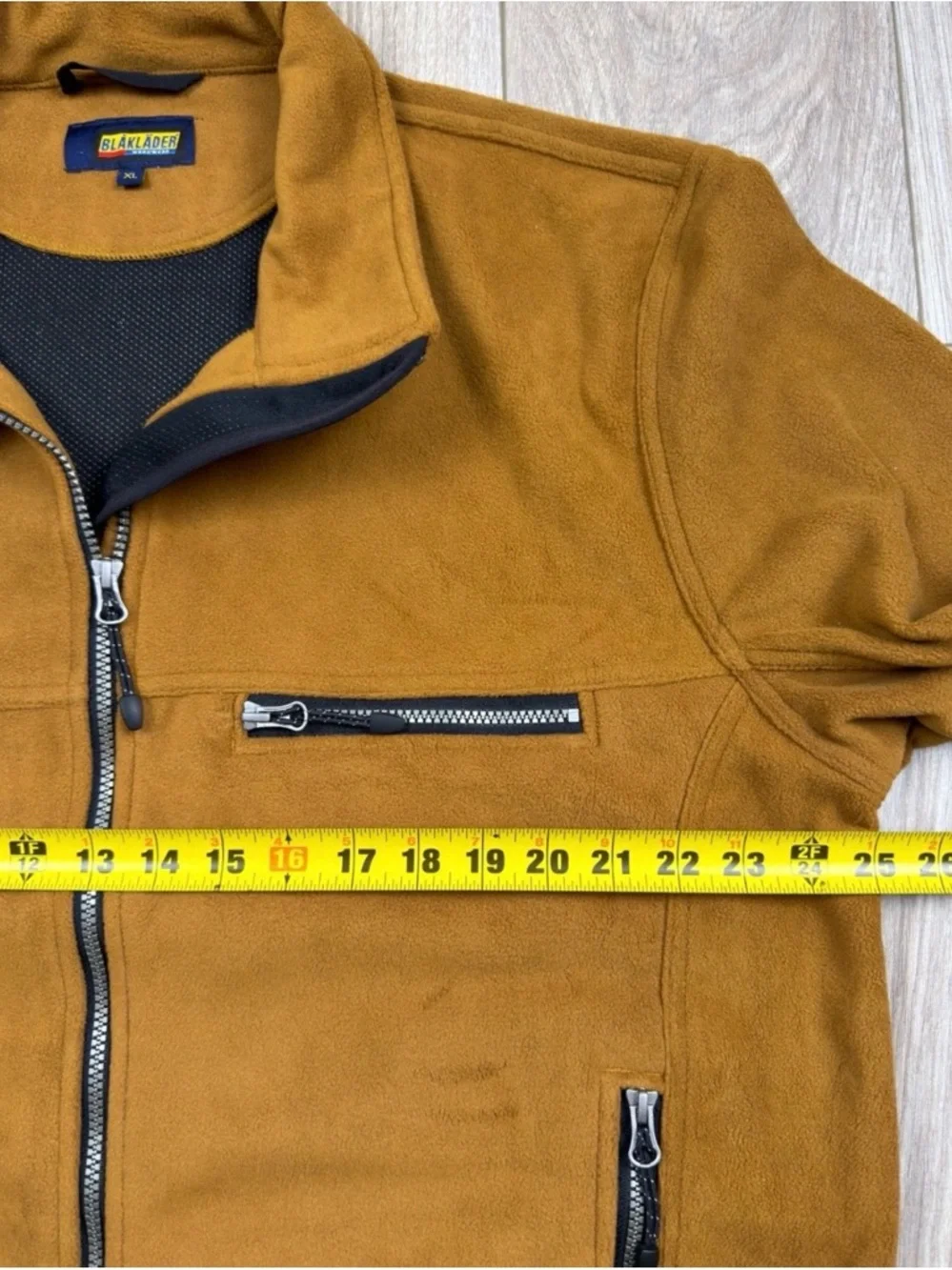 Blaklader  Two Fisted Storm Fleece Jacket XL Brown Workwear NWT
